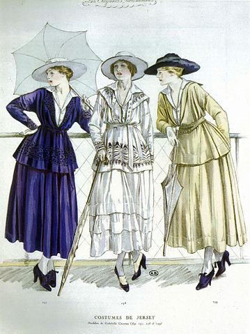 Módne trendy Chanel z roku 1917.