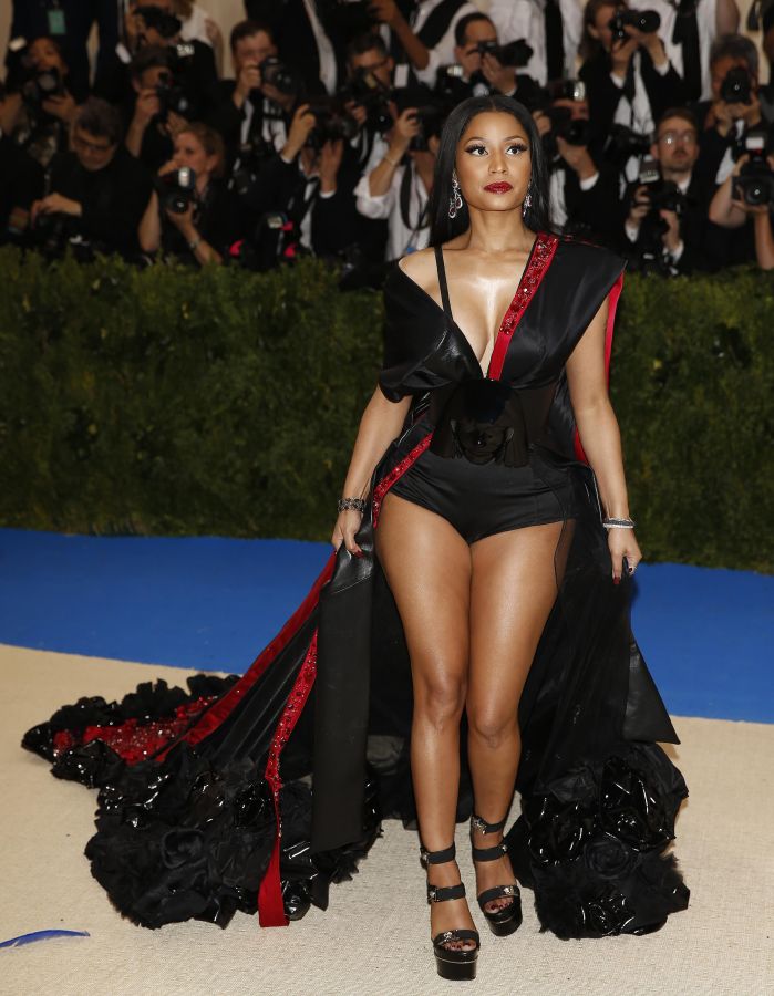 Speváčka Nicky Minaj na Met Gala 2017