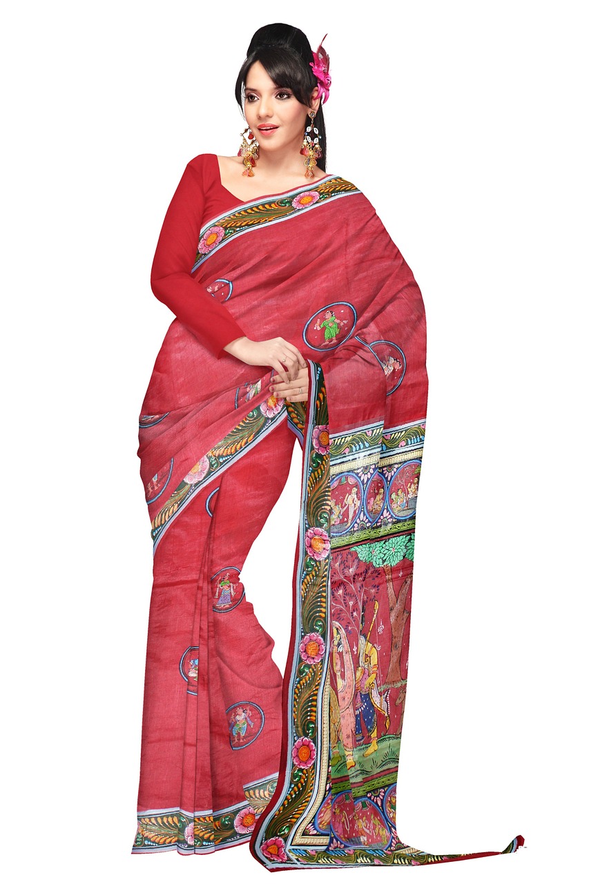 Typický indický odev sa nazýva Sari.