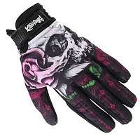 rukavice LETHAL THREAT - FLORAL SKULL - GL15006