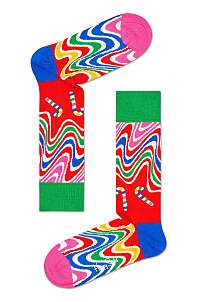 Happy Socks - Ponožky Psychedelic Candy Cane