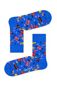 Happy Socks - Ponožky Space Cat Half Crew