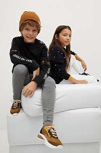 Mango Kids - Detská bavlnená mikina Go 110-164 cm