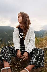 Mango Kids - Detský sveter Curly 116-164 cm
