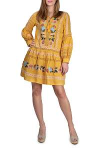 Anany žlté šaty Puebla