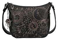 Anekke čierne crossbody kabelka Universe