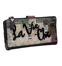 Anekke zamatová peňaženka Couture s motívom La Vie Chic