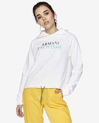 Armani Exchange biele dámska mikina