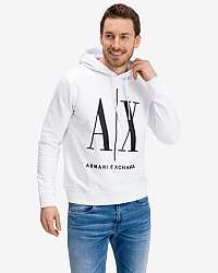 Armani Exchange biele pánska mikina