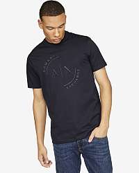 Armani Exchange čierne pánske tričko