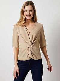 Béžová blúzka Dorothy Perkins
