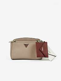 Béžová crossbody kabelka Guess Kirbi