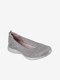 Béžové dámske baleríny Skechers