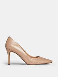 Béžové lesklé lodičky Dorothy Perkins