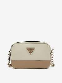 Béžovo-krémová dámska crossbody kabelka Guess