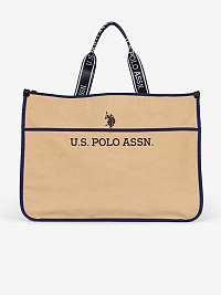 Béžový dámsky shopper US Polo Assn. Halifax