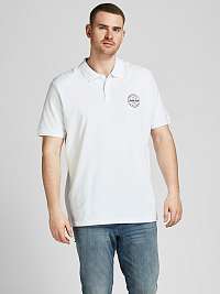 Biela polokošeľa Jack & Jones Shark