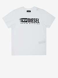 Biele chlapčenské tričko Diesel