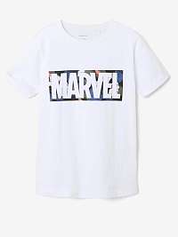 Biele chlapčenské tričko s názvom Marvel