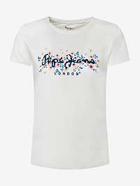 Biele dámske tričko Pepe Jeans Bego