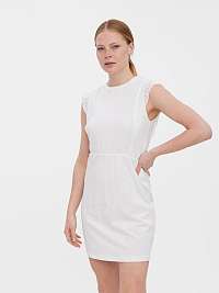 Biele krátke šaty VERO MODA Hollyn