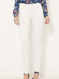 Biele skinny fit rifle CAMAIEU