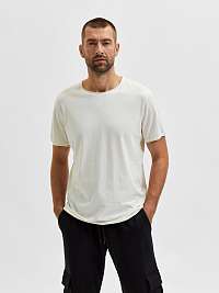 Biele tričko Selected Homme Bridge