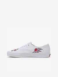 Biele vzorované tenisky VANS UA Authentic