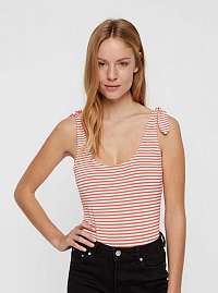 Bielo-červené pruhované body VERO MODA Ava