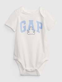 Body, overaly, sety - Baby body logo GAP Smotanová