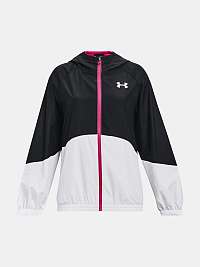 Bunda Under Armour Woven FZ - čierna