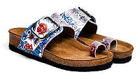 Calceo modré šľapky Thong Sandals Blue Dream