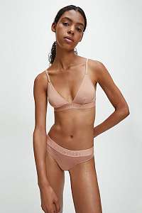 Calvin Klein béžová podprsenka Unlined Triangle