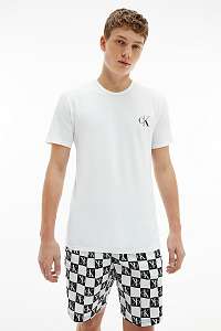 Calvin Klein biele pánske pyžamo S/S Short Set