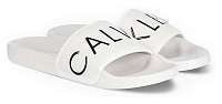 Calvin Klein biele šľapky Slide Padded