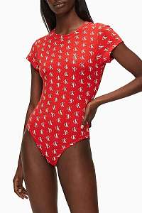 Calvin Klein červené body Bodysuit S/S