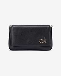 Calvin Klein čierna crossbody kabelka Ew Flap
