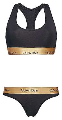 Calvin Klein čierna darčeková sada spodnej bielizne