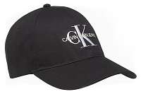 Calvin Klein čierna šiltovka CKJ Monogram s logom