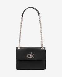 Calvin Klein čierne crossbody taška Ew Conv Flap