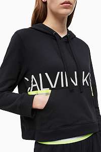 Calvin Klein čierne dámska mikina L/s hoodie Hazard