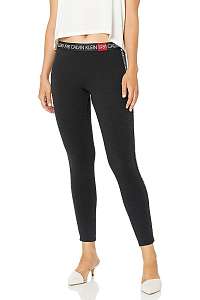 Calvin Klein čierne legíny Legging s logom - S