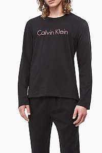 Calvin Klein čierne tričko L/S Crew Neck