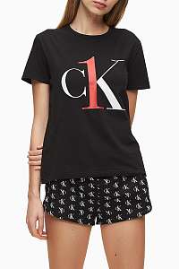 Calvin Klein čierne tričko S/S Crew Neck