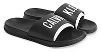 Calvin Klein čierne unisex šľapky Slide
