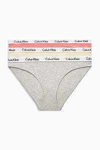 Calvin Klein farebné 3 pack nohavičky Bikini - L