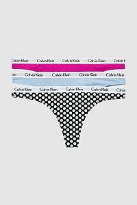 Calvin Klein farebné 3 pack táng 3P Thong
