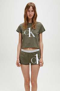 Calvin Klein khaki pyžamo S/S Short set