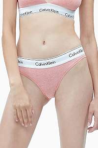 Calvin Klein lososové dámske táng Thong - XL