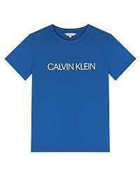 Calvin Klein modré chlapčenské tričko Tee